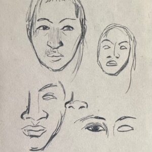 Etude de Visages - Paul Gauguin