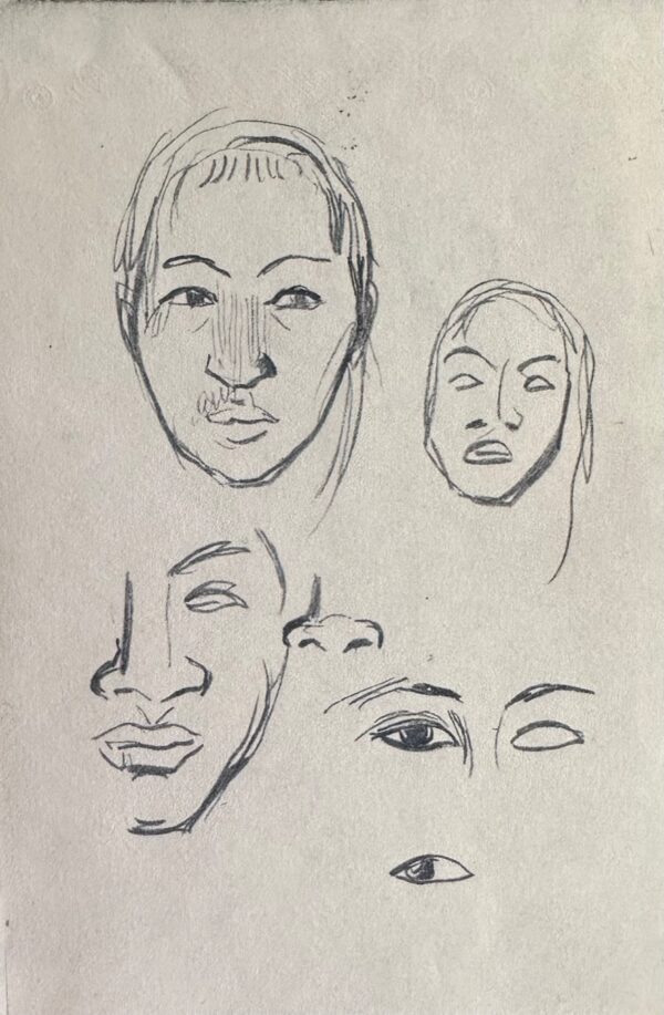 Etude de Visages - Paul Gauguin