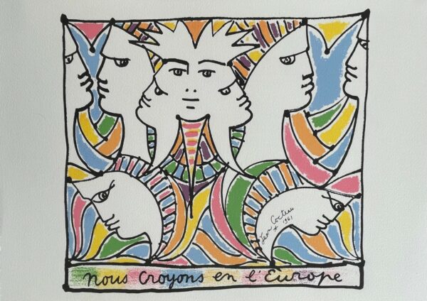 Nous Croyons A L'europe - Jean Cocteau