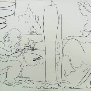 Le Peintre et Son Modele 1962 - Pablo Picasso